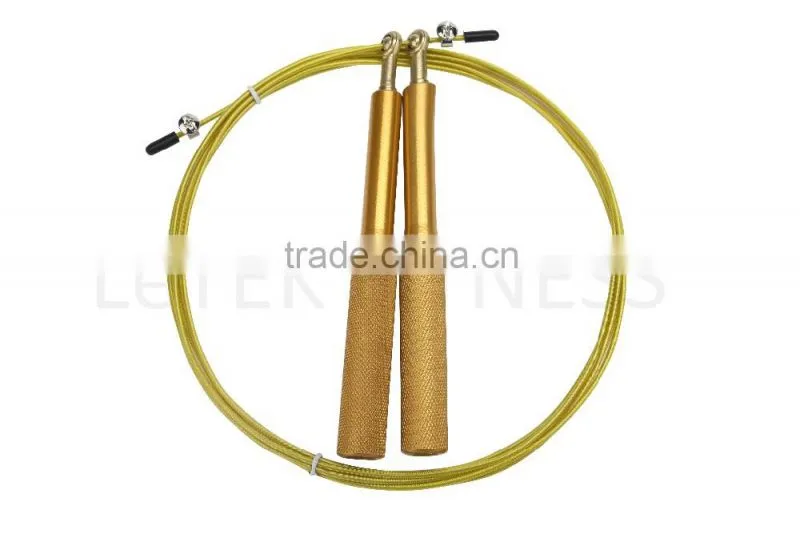 Alumunum Speed Jump Rope with Long Metal Bearing