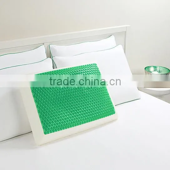 Cooling Gel Memory Foam pillow with zipper cover