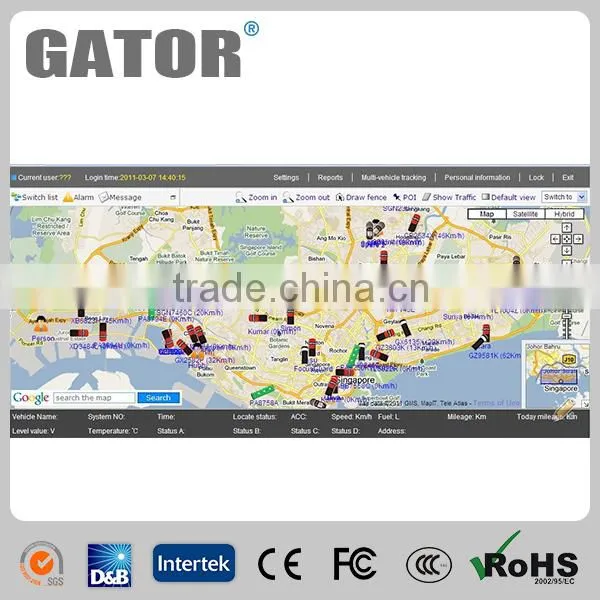 New anti jammer gps tracker with fuel tank monitoring system