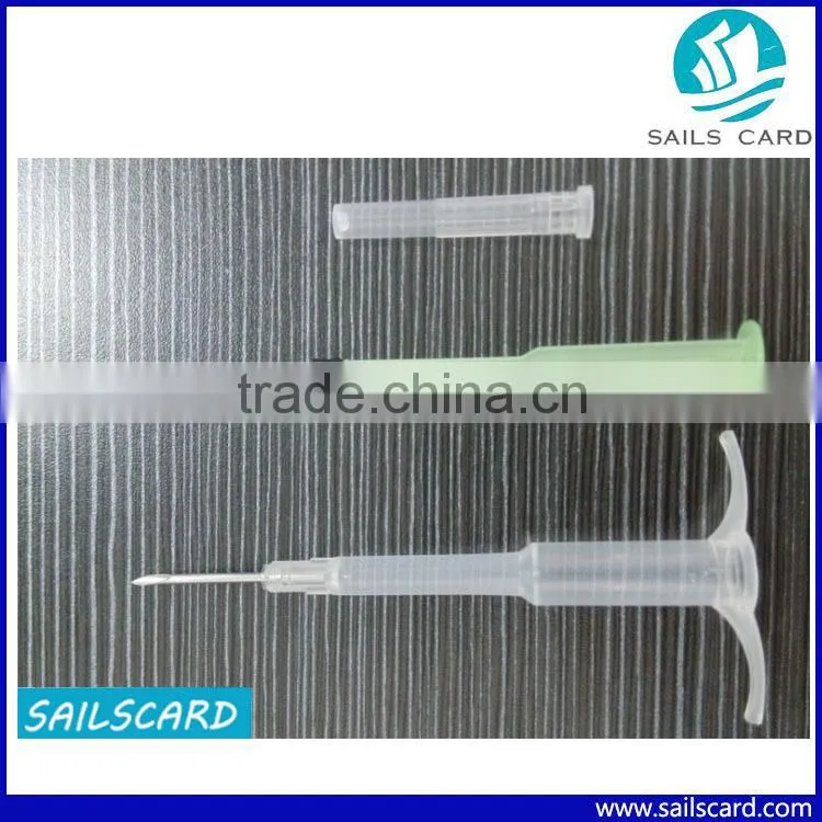 1.4x8mm RFID microchip tag for small animal tracking