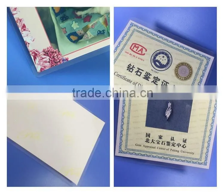 102*153mm Hot Sealed Laminate Protective Laminating Pouch Film Laminator Film