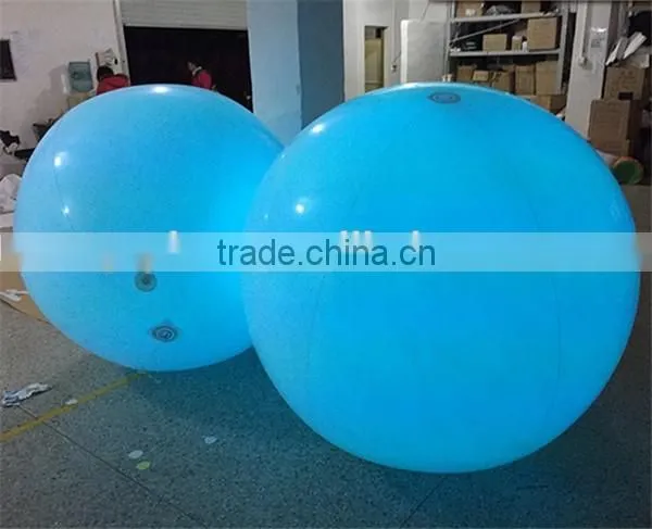 1m inflatable led crowd party ball / inflatable zygote interactive ball for concert and party