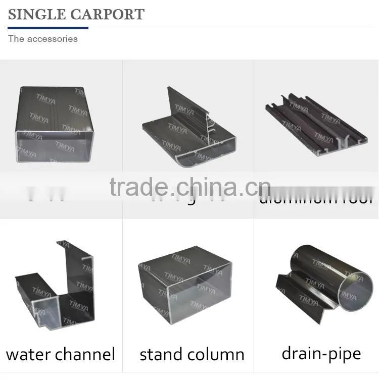 2015 New Style Aluminium high snow load carport