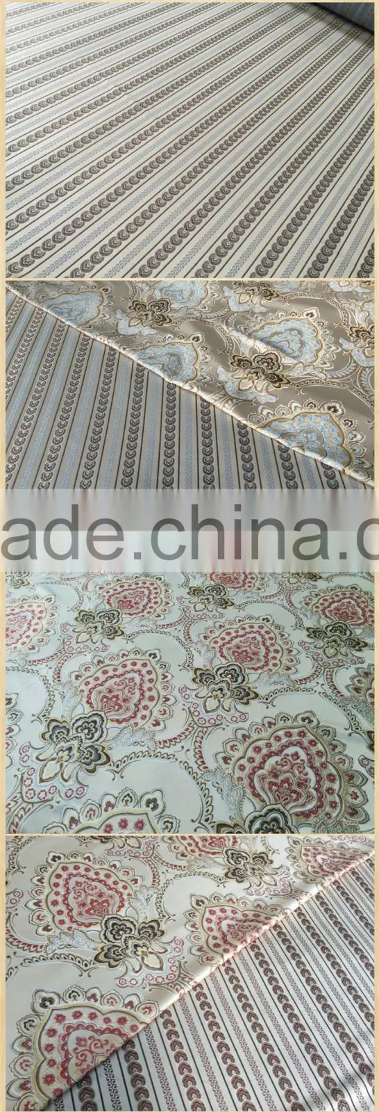 Peacock pattern heavy jacquard polyester fabric for fancy classic sofa using and luxury cushion
