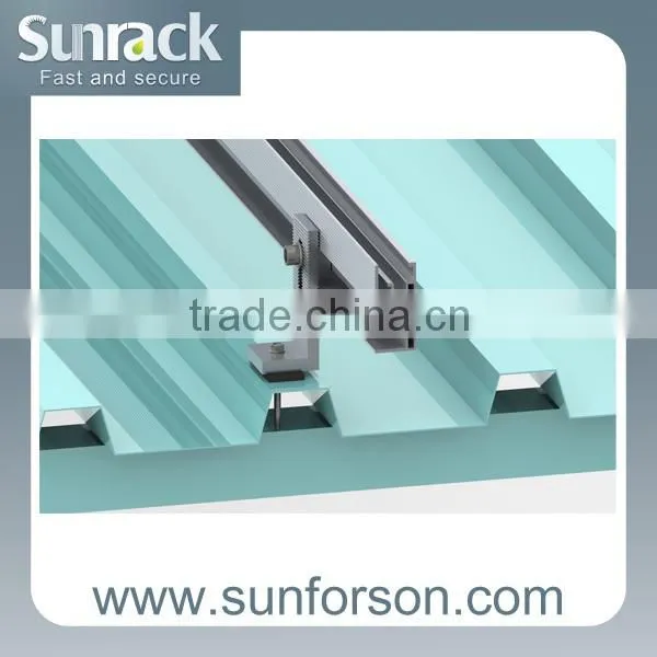 SFS tin roof solar panel mounting rack aluminum mount kit