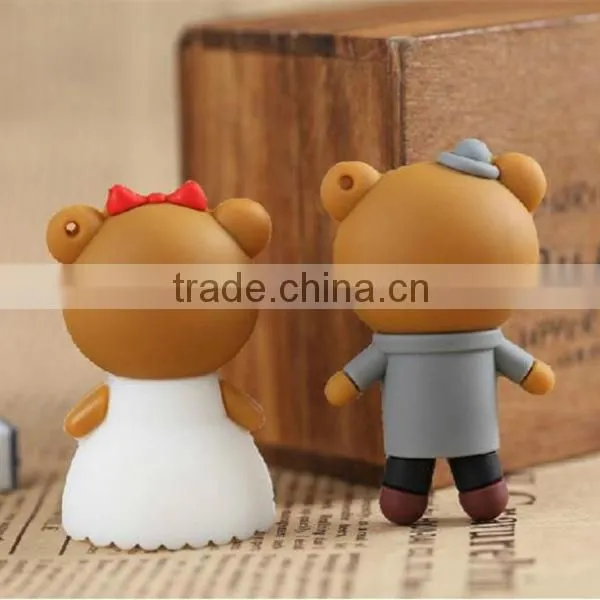 cartoon bear usb flash drive,animal usb,wedding gift usb 128MB - 64GB