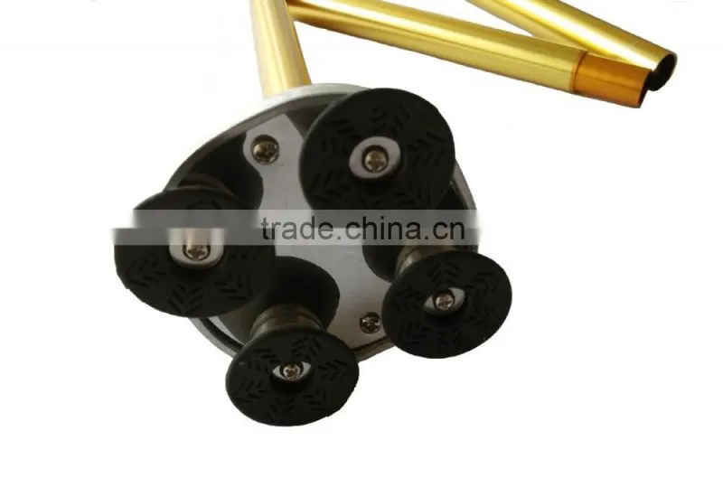 newly aluminum adjustable good strength folding elderly old man walking stick with light
