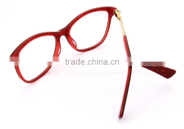 G3760 Red Tortoise Acetate Diamond Famous Brands Glasses
