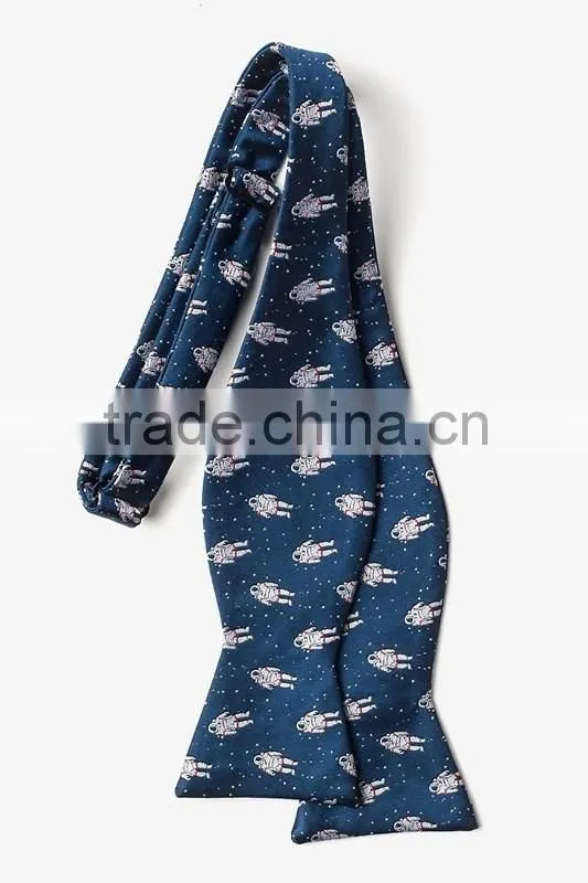 2016 special high quality solid plain satin woven polyester bow ties