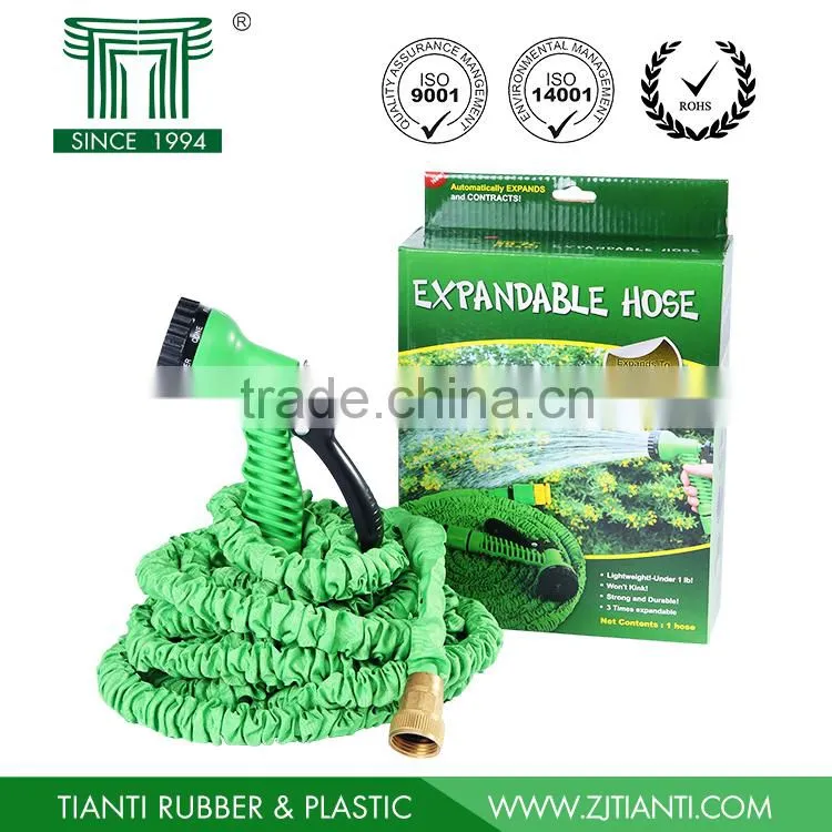 2015 High Quality Brass Fitting Expandable Fabric Garden Hose as Seen on TV