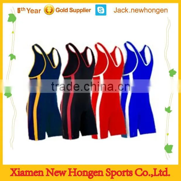 Sublimated wrestling singlet/wrestling wear