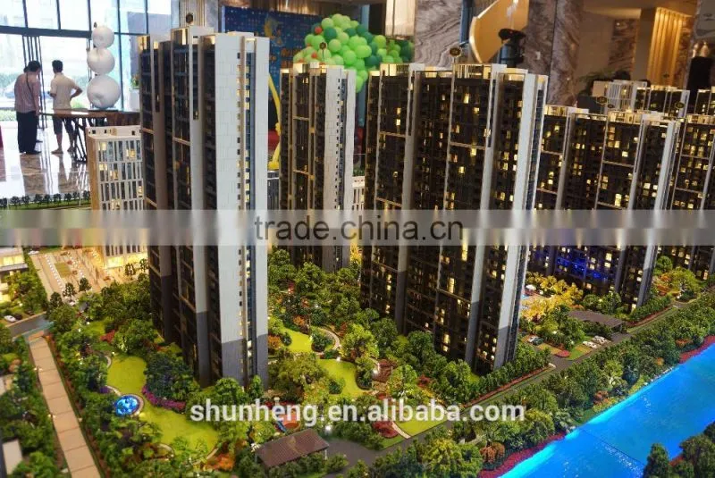 maquette models of residential buildings models/SH model company