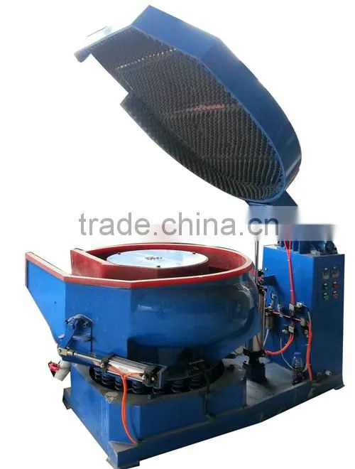 Spinner deburring with pnematic free noise
