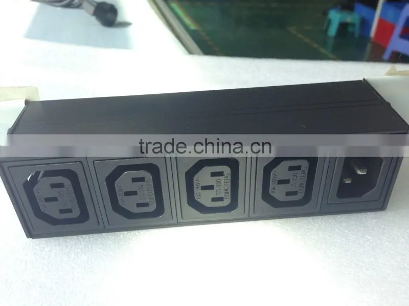 IEC Distribution Board - 4 IEC Socket Outlets IEC Distribution Board allows up to four IEC plugs to be connected