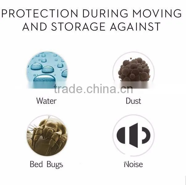 2016 Good Quality New Polyethylene Mattress Cover/Soft Mattress Protector
