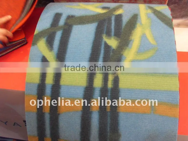 Best price 100% polyester Needle Punched Nonwoven Plain Surface Printed Carpet