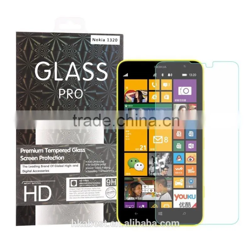 For Nokia lumia 1320 Cell Phone Mobile Preminum HD Clear Anti-shock Protective Tempered Glass Screen Protector