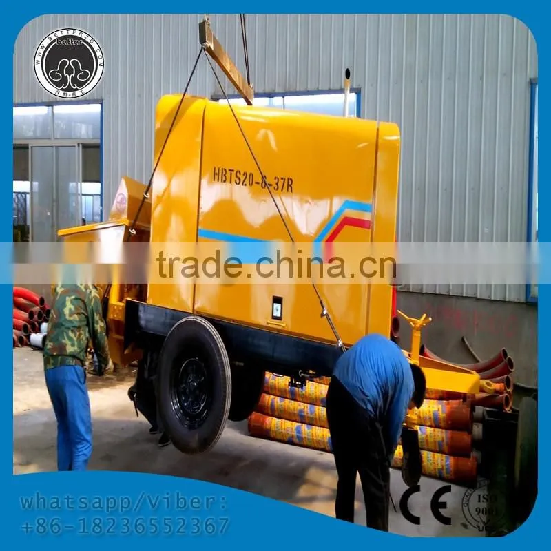 Henan Better concrete pump hand operate cement grouting pump with low price