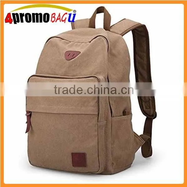 Canvas Laptop Computer Backpack Daypack Travel Backpack College Bookbags Canvas backpack