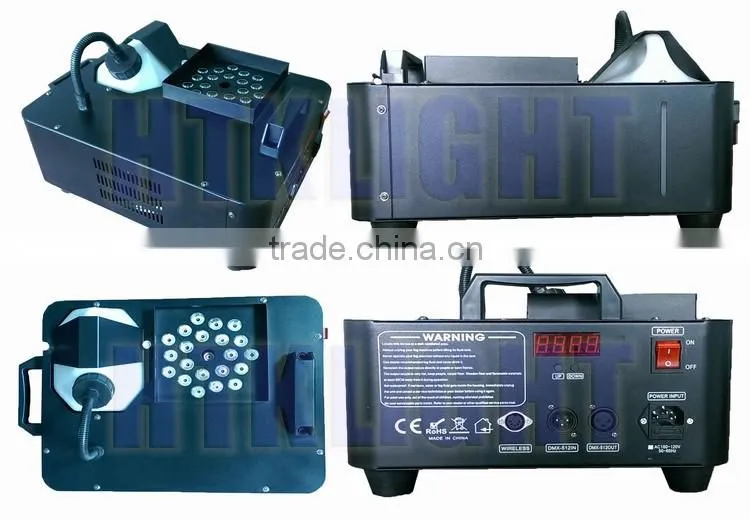 1500W fog machine 21*3W RGB stage fog machine
