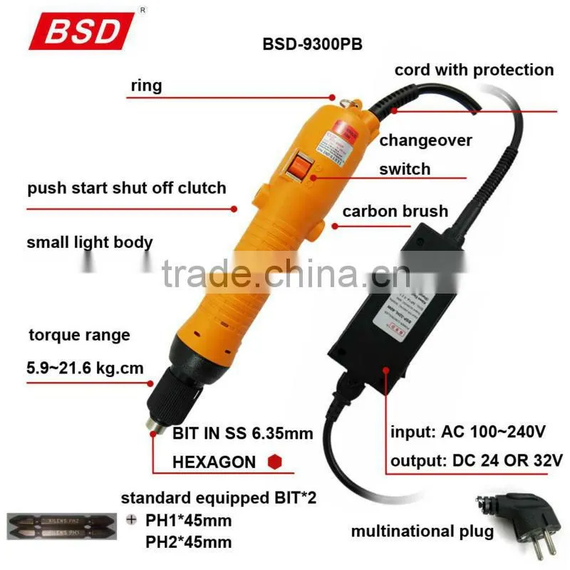 BSD High Torque Precision Fully Automatic electric screwdriver ( electric screwdriver) production line, shut off clutch