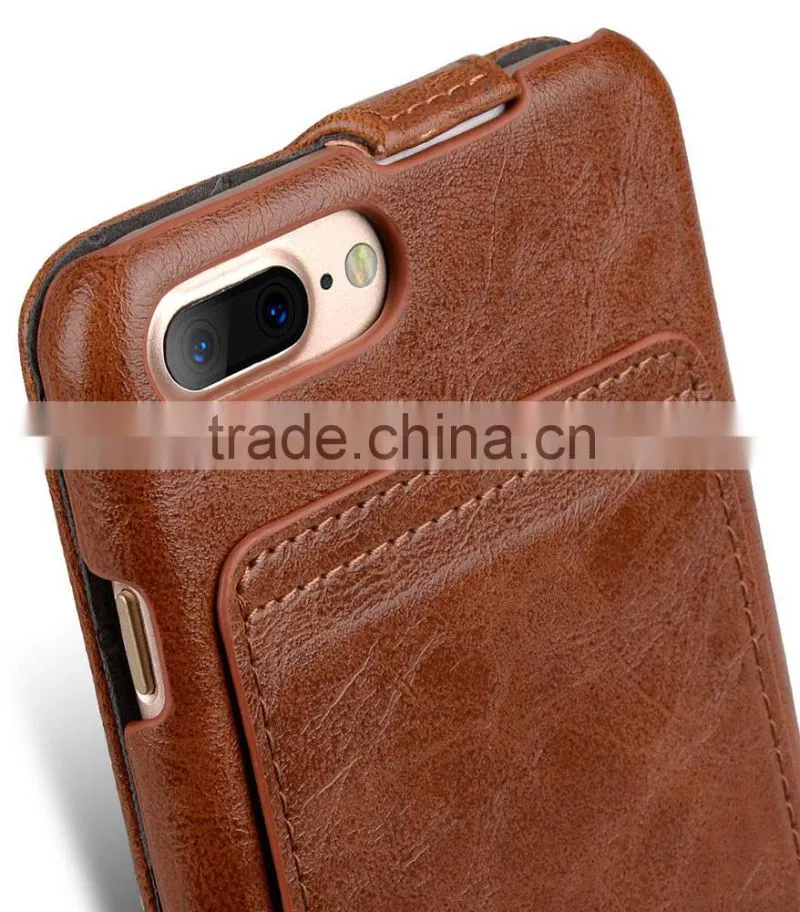 2016 Stand Flip MOBILE PHONE CASE Card Slot PU Leather Case for Apple iPhone 7 Plus(5.5")