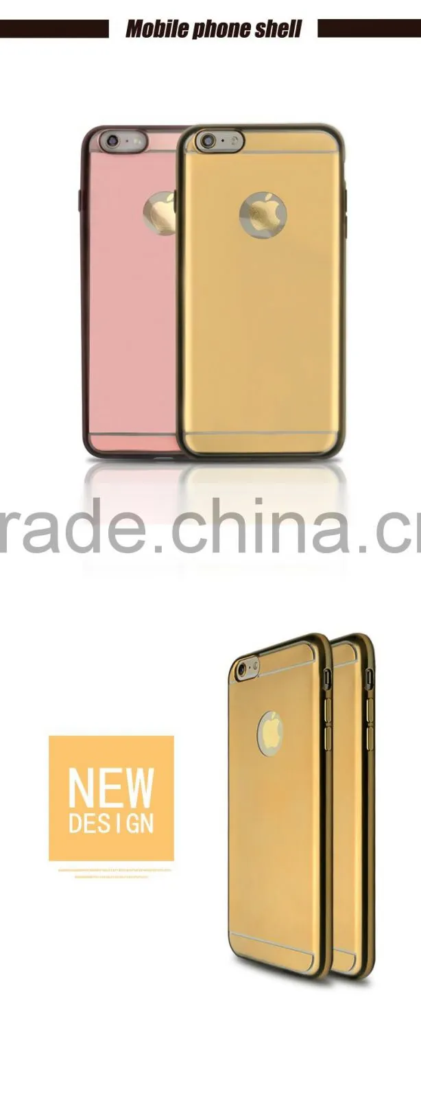 WHOLESALE ELECTROPLATE PHONE CASE FOR iPHONE 6,6S,6+MIXED MODEL/COLOR