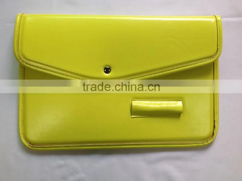 Selection of 13 14 15 Inch eva pu coated leather bag for pad