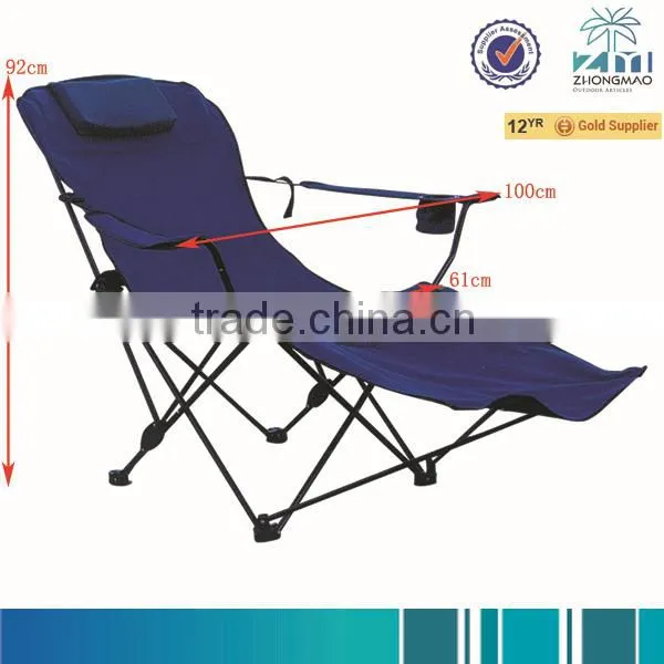 Camping chair with foot rest