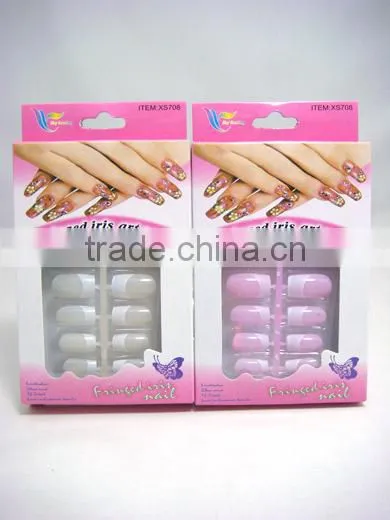 2014 NEW Metallic Artificial Art Nails Set For One Dollar Item
