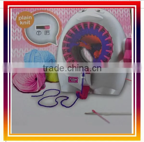 DWI dowellin 833 Do-It-Yourself Girls Knitting toys flower set knitting machine easy knit wool toy for kids