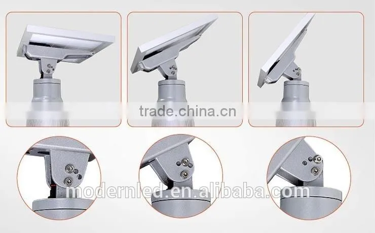 solar led street light battery 18w 2000lm with IR sensor and light contorller