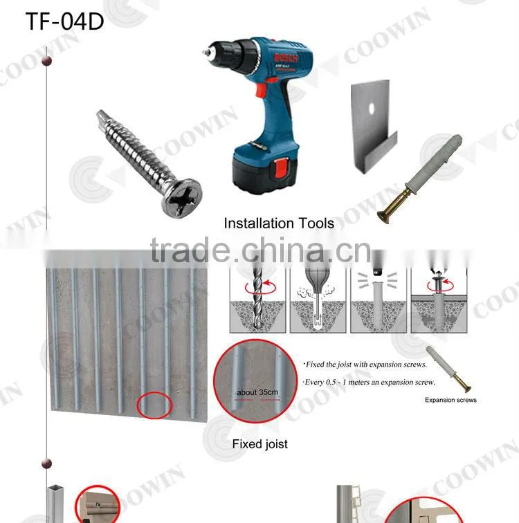 China wood plastic panels outdoor