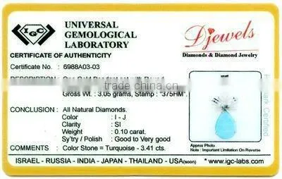 Turquoise Diamond Pendants, Diamond Gold Pendants, Diamond Jewelry