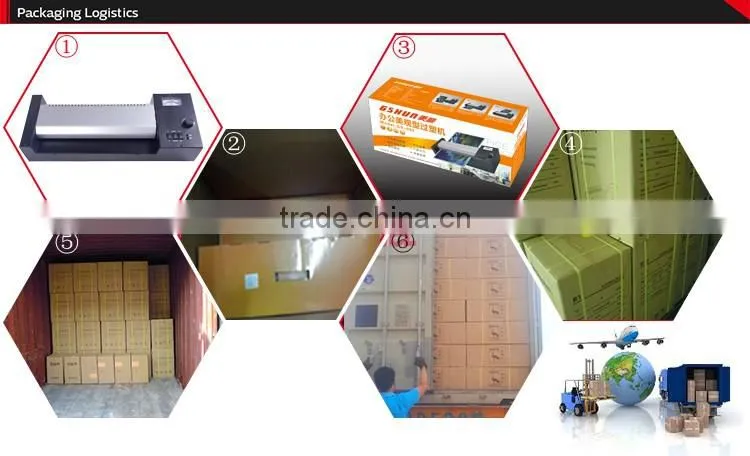 4 rollers hot and cold steel case office laminating machine