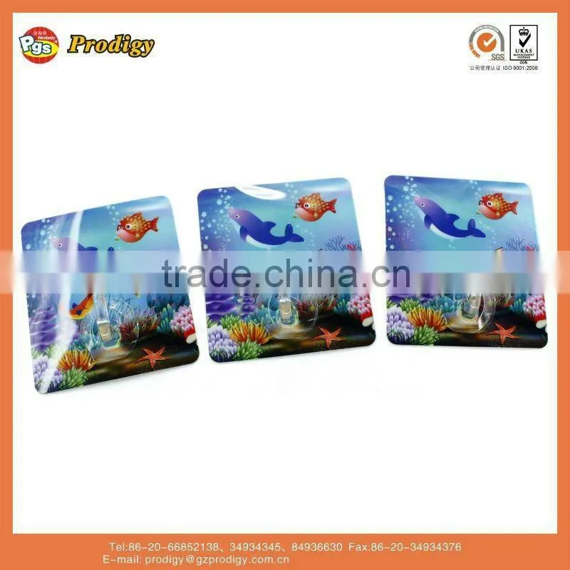 2016 Reusable Picture hook adhesive reusable magic plastic hook glass adhesive hooks