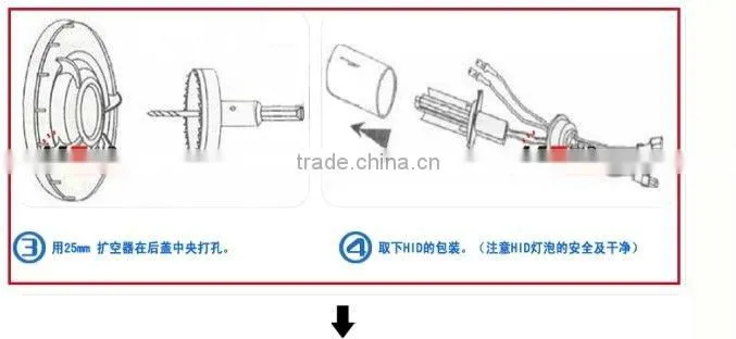 AC55W, 12V,hid xenon kit/car hid kit/xenon kit.HEADLIGHT