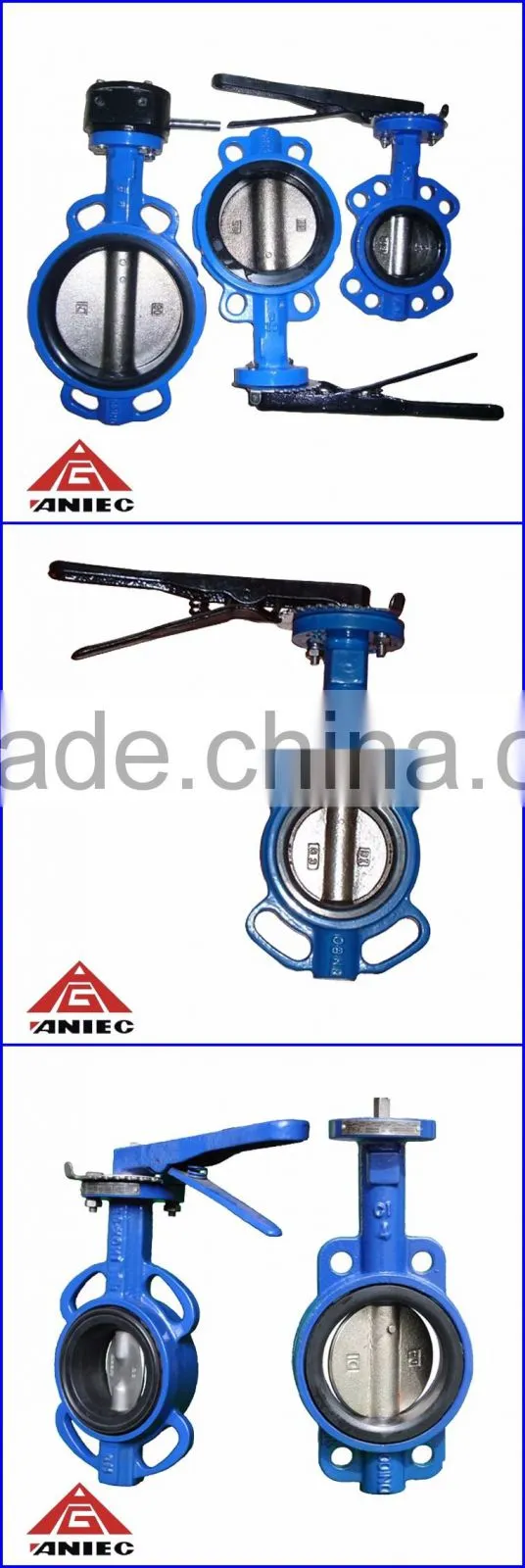 High Pressure Pressure and Water Media butterfly valve epoxy coated butterfly valve