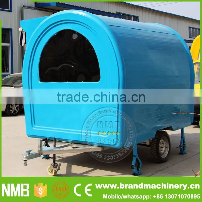 cheap China towing cart, mobile crepe carts, curtain side trailer