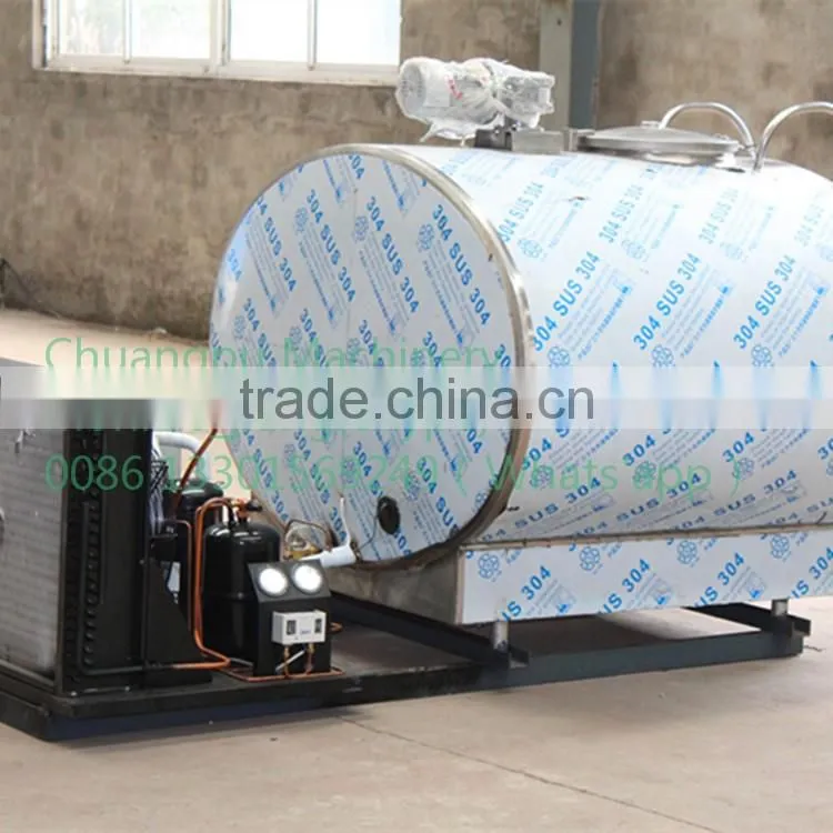 Stainless Steel Milk Refrigerating Tank