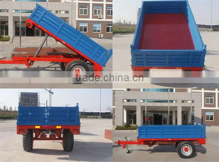 2t single axle hydraulic dump trailer7CX-2