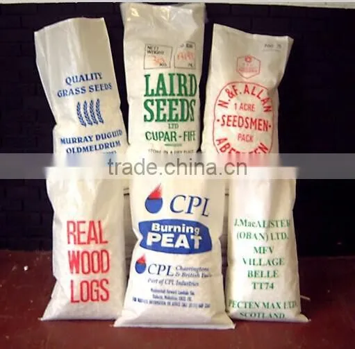 polyproplene Material pp woven bag,100% raw material ,packing for rice ,flour ,sugar ,agricultural solid