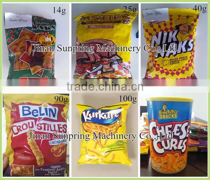 Extruded Kurkure Snacks Machinery
