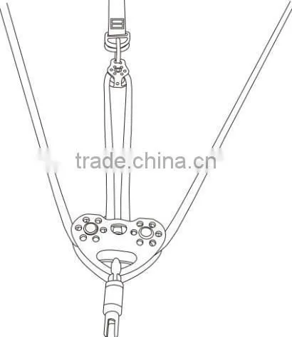Anpen Light weight Rescue Pulley /Aluminum Climbing Pulley U15