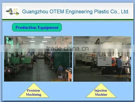 Plastic injection parts PEEK round head bolt