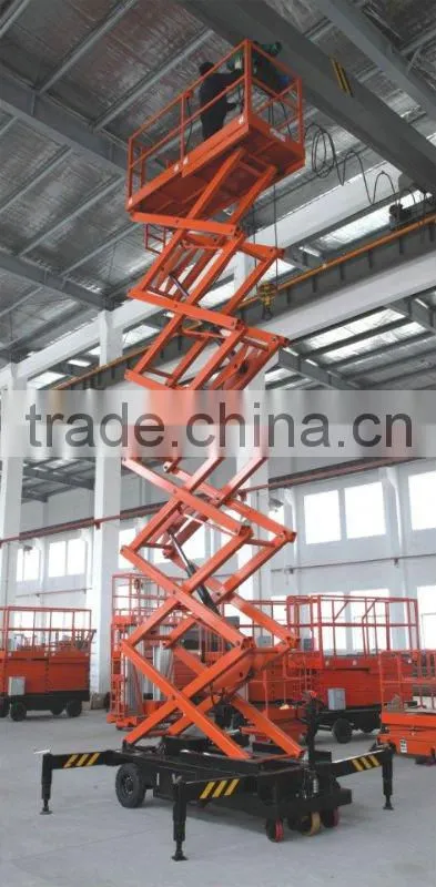 scissor car lift with Max platform height 7.4m