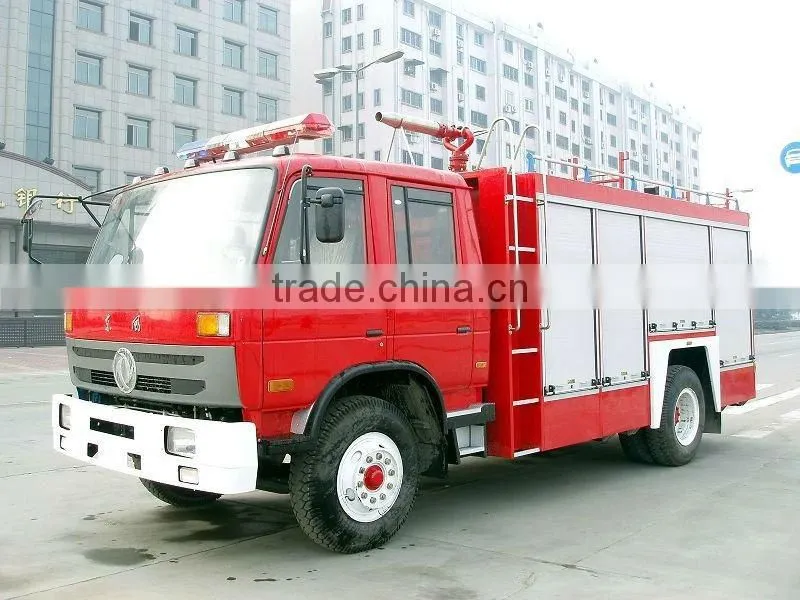 Dongfeng 6000L water tank-foam fire fighting truck,water tender fire truck