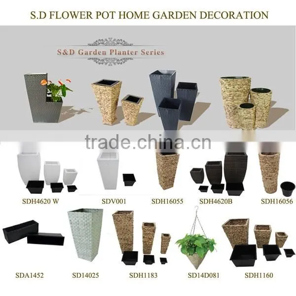 S&D pe rattan handmade dog bed plastic pet house with stand