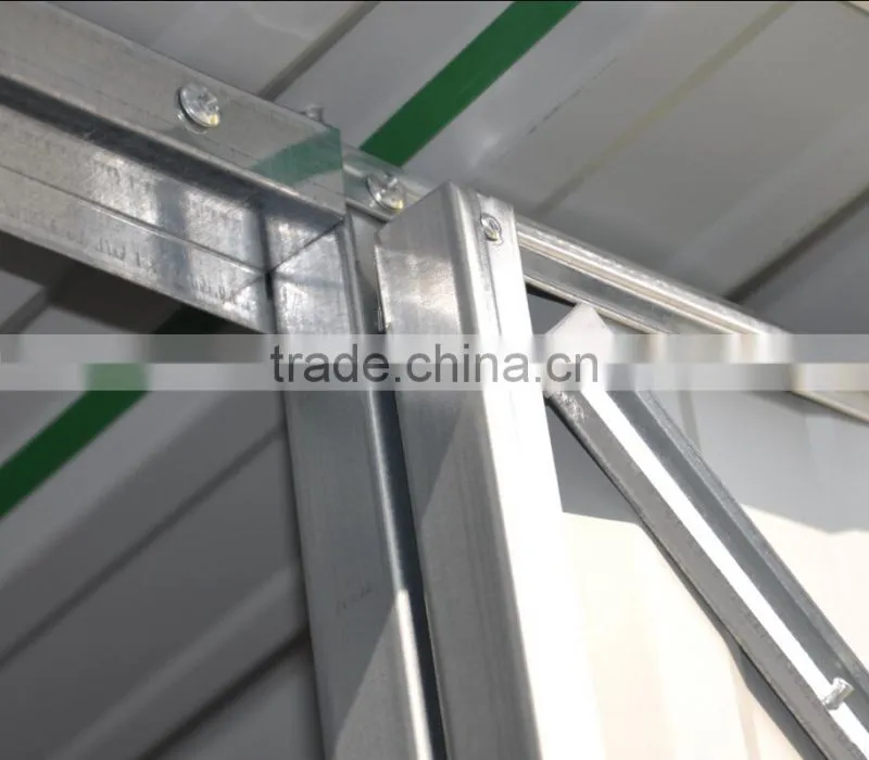 metal dustbin shed for garden