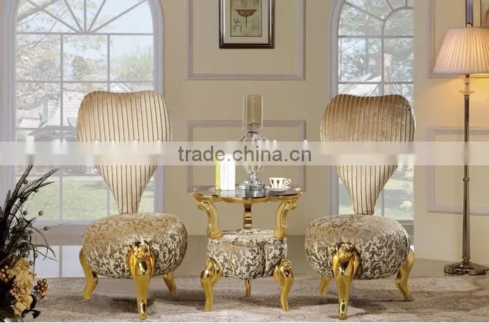 BISINI Classic Solid Wood with Fabric Chair, Elegant Designed Living Room Set, Leisure Table and Chairs Set (BF01-X1199)